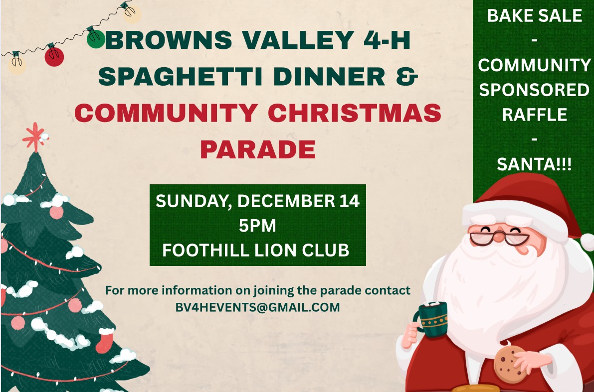 2nd Annual Spaghetti Dinner & Community Christmas Parade